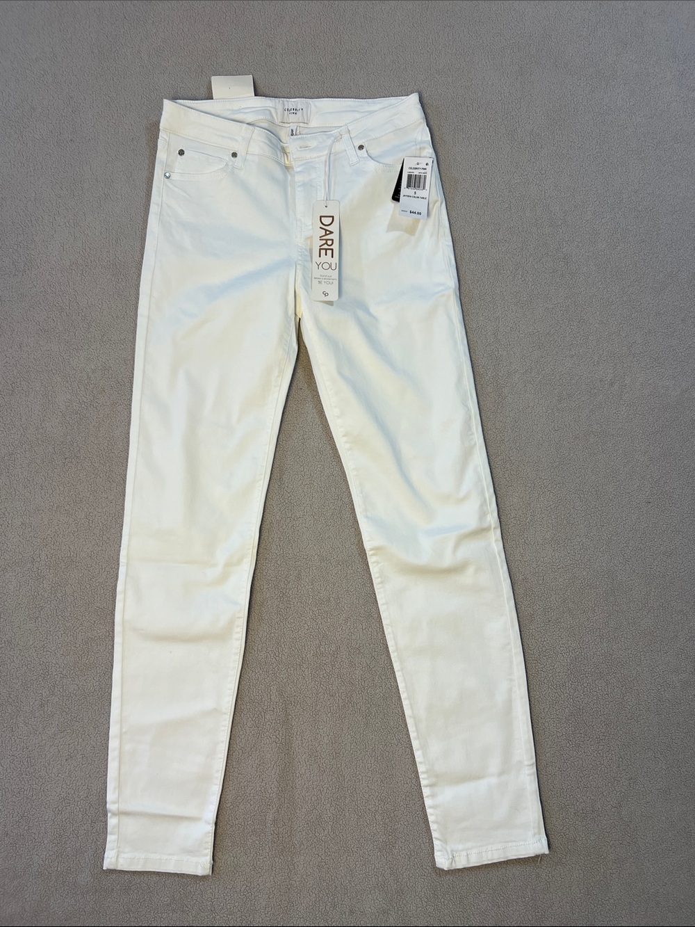 Celebrity Pink White Skinny Jeans